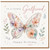 Girlfriend Birthday Card, Floral Butterfly Happy Birthday Card