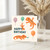 Happy Birthday Card - Cute Orange Salamanders with Balloons and Party Blower - Fun Animal Design for Kids, Friends and Reptile Lovers