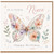 Niece Birthday Card, Floral Butterfly Happy Birthday Card