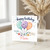 Nan Birthday Card, Lovely Nan Happy Birthday Balloon and Floral Design