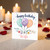 Wife Birthday Card, Happy Birthday Lovely Wife with Love Floral Balloon Design