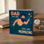 Funny Father's Day Card for Dad - 'You Are Mermazing' Pun - Bearded Merman Illustration with Stars - Underwater Theme