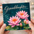 Granddaughter Happy Birthday Card, Pink Lotus Flower Birthday Card