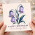 Nan Birthday Card, Happy Birthday to a Lovely Nan Floral Card