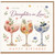 Daughter - in - Law Birthday Card, Floral Cocktail Glass Design, Happy Birthday Card