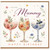 Mummy Happy Birthday Card, Lovely Floral Birthday Card for Mum