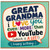Great Grandma Birthday Card, I Love You Even More Than YouTube Funny Birthday Card