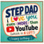 Step Dad Birthday Card, I Love You Even More Than YouTube, Happy Birthday