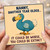 Nanny Birthday Card, Another Year Older Extinct Dodo Bird Design