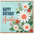 Auntie Happy Birthday Card, Floral Birthday Card