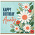 Aunty Happy Birthday Card, Floral Birthday Card