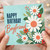 Boyfriend Birthday Card, Happy Birthday Floral Card
