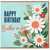 Brother - in - Law Birthday Card, Happy Birthday Floral Design