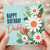 Daddy Birthday Card, Happy Birthday Daddy Floral Card
