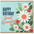 Great Grandad Birthday Card, Happy Birthday Floral Card