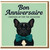 Bon Anniversaire French Bulldog Birthday Card - I Dressed Up For The Occasion - Funny Dog Lover Card