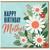 Mother Birthday Card, Happy Birthday Mother Floral Card