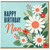 Nan Birthday Card, Happy Birthday Floral Card