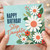 Step Daughter Birthday Card, Happy Birthday Floral Card