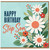 Step Son Birthday Card, Happy Birthday Floral Daisy Design