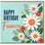 Fiancee Birthday Card, Happy Birthday Fiancee Floral Card