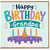 Grandpa Birthday Card, Happy Birthday Grandpa Card, Colourful Cake Design