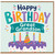 Great Grandson Birthday Card, Happy Birthday Cake and Candles Design
