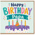 Papa Birthday Card, Happy Birthday Papa Card, Colourful Cake and Candles Design