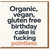 Rude Birthday Card - Organic Vegan Gluten Free Birthday Cake Is F***ing Pointless - Bold Typographic Adult Humour for Friends