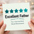 Excellent Father Card, Father Appreciation Card