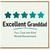 Granddad Thank You Card, Excellent Granddad 5 Star Appreciation Card