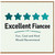 Fiancee Card, Excellent Fiancée Five Star Recommendation Card