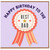 Dad Birthday Card, Best Dad Happy Birthday Card