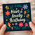 Have a Lovely Birthday Card - Cute Floral and Bees Design with Mushrooms and Stars - Nature-Themed Happy Birthday Greeting