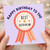 Sister - in - Law Birthday Card, Best Sister - in - Law Award Ribbon Design