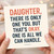 Funny Daughter Birthday Card from Parents - There Is Only One You, But That’s Okay - Cheeky Typographic Design