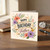 Father Birthday Card, Happy Birthday Father Floral Greeting Card