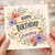 Grandma Birthday Card, Happy Birthday Grandma Floral Greeting Card