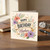 Nephew Birthday Card, Happy Birthday Floral Banner Card