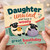 Daughter Birthday Card, Unwind and Have a Woolly Great Baathday