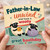Father - in - Law Birthday Card, Unwind and Have a Woolly Great Baathday Sheep Card