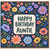 Auntie Birthday Card, Floral Happy Birthday Auntie Card