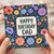 Dad Birthday Card, Happy Birthday Dad Floral Card