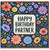 Partner Birthday Card, Floral Happy Birthday Card for Partner