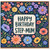 Step - Mum Birthday Card, Floral Happy Birthday Card