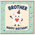 Brother Birthday Card, Cute Playing Card Happy Birthday Card
