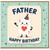 Father Birthday Card, Happy Birthday Card for Dad with Cute Playing Card Character