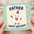 Father Birthday Card, Happy Birthday Card for Dad with Cute Playing Card Character