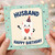 Husband Birthday Card, Cute Playing Card Character Happy Birthday Card