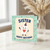 Sister Birthday Card, Cute Happy Birthday Card for Sister